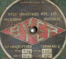 Byer T19 Label
